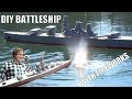 GIANT DIY RC Battleships with fireworks