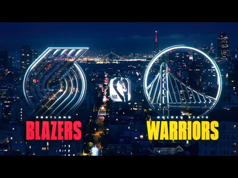 NBA on NBC Intro Trail Blazers vs Warriors