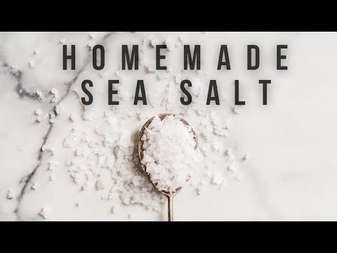 How to make salt from sea water