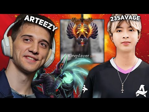 ARTEEZY on TERRORBLADE vs TOP 2 RANK 23SAVAGE in THIS GAME!