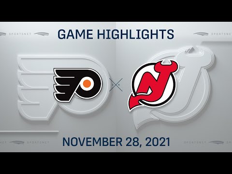 NHL Highlights | Flyers vs. Devils - Nov. 28, 2021
