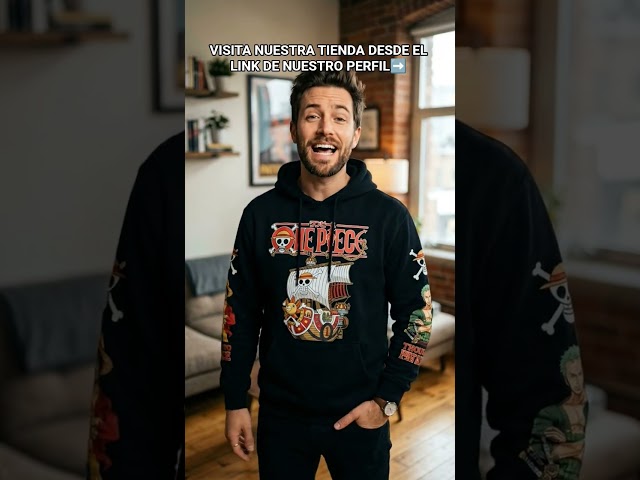 Vídeo relacionado con One Piece Sudadera Cremallera Niño y Chico con Bolsillos, Chaqueta Forro Sherpa con Capucha, 9-16 Años, Regalos de Anime (11-12 Años, Nero)
