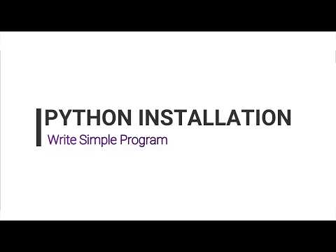 Python Installation | First Program | Simple Program | Very easy steps