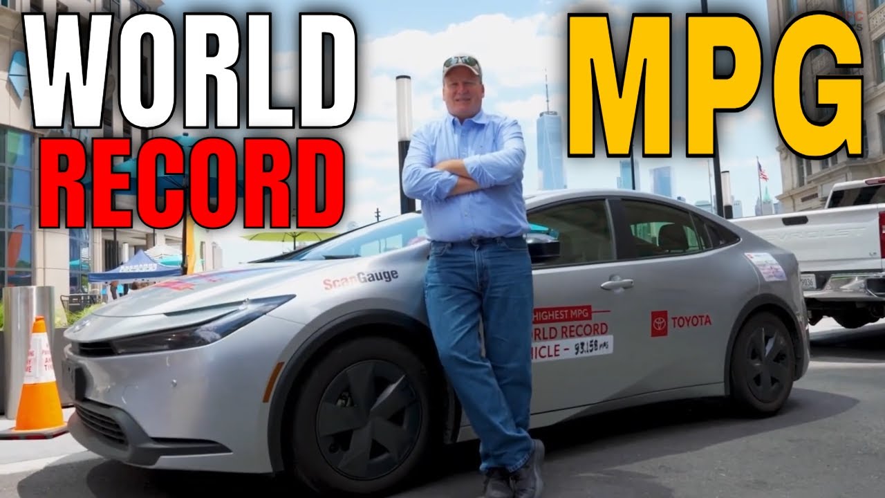 Toyota Prius Sets GUINNESS WORLD RECORD for Highest MPG