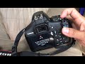 An error prevented shooting. turn the camera off and on again or re-install the battery