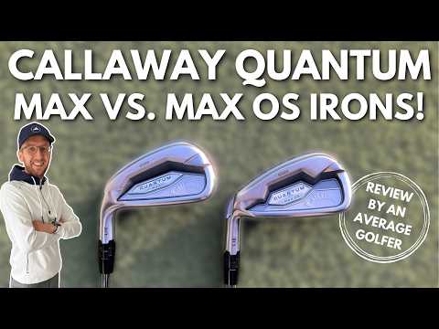 CALLAWAY QUANTUM MAX VS. MAX OS IRON REVIEW! The Mid-Handicap 80mph Swing Speed Test!