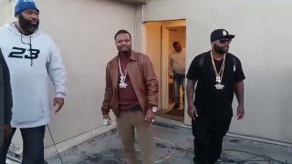 James Prince arrives at his son's Fifth Ward Block Party!