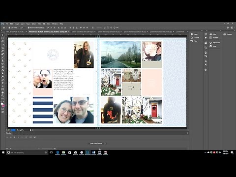Photoshop Tutorial No 10 | 2017 Project Life Week 09 Process