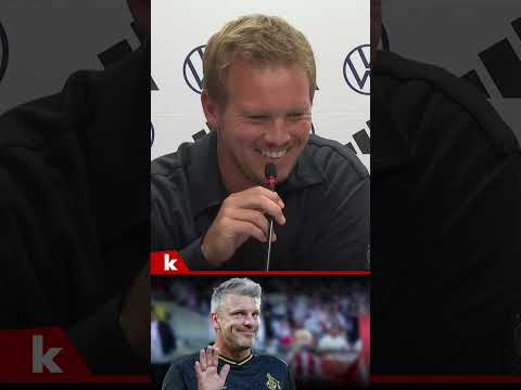 Video Thumbnail: Im Trikot an der Seitenlinie? Nagelsmann: "Bin da nicht so eitel" #shorts