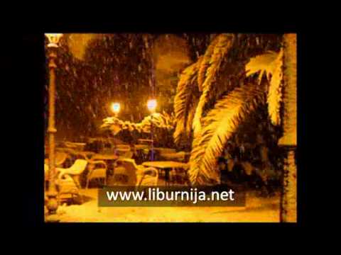 Liburnija.net TV - Noćni đir po snježnoj Opatijskoj rivijeri