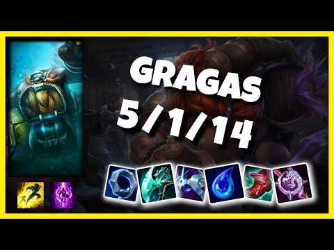 Gragas Top 11.3 Challenger Gameplay S11 (5/1/14) - TURKISH