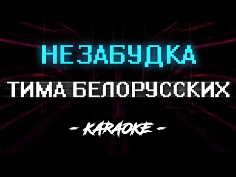 Тима Белорусских - Незабудка (Караоке)