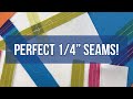 The Easy Way To Get PERFECT 1 4 Seam Allowances Improve Your Accuracy And Stop Losing Your Points
