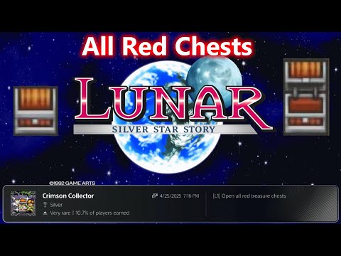 All Red Chests - Lunar Silver Star Story - Crimson Collector Trophy Guide