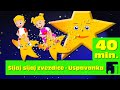 Sijaj sijaj zvezdice - Uspavanka 40 min | Twinkle Twinkle Little Star | Dečije pesme | Pesme za decu