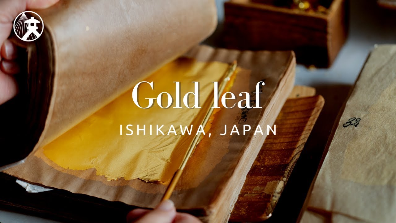 Discover the captivating process of crafting gold leaf in this concise video.
