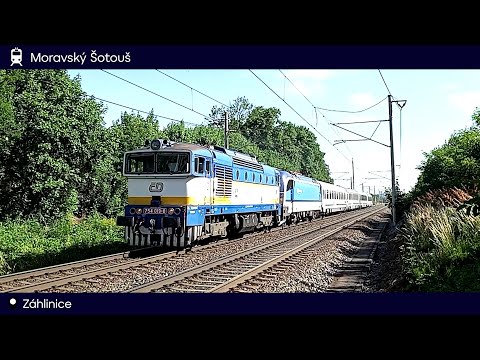 Napěťová výluka na trati 330 #1; úsek Nedakonice-Říkovice