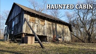 HAUNTED CABIN - EMPTY CAMP CABIN - BUNK BEDS - DEEP WOODS