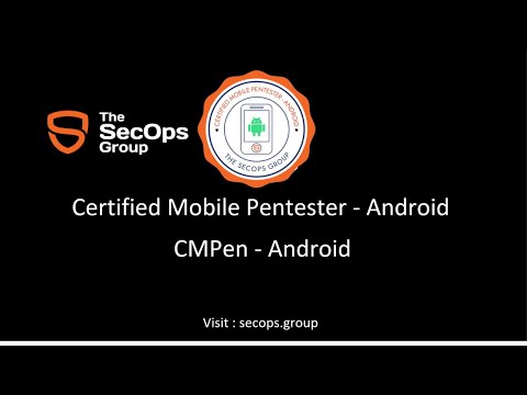 Certified Mobile Pentester - Android | CMPen - Android
