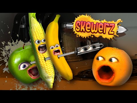 迷惑なオレンジ - 串刺しに！... (Annoying Orange - Skewerz!)