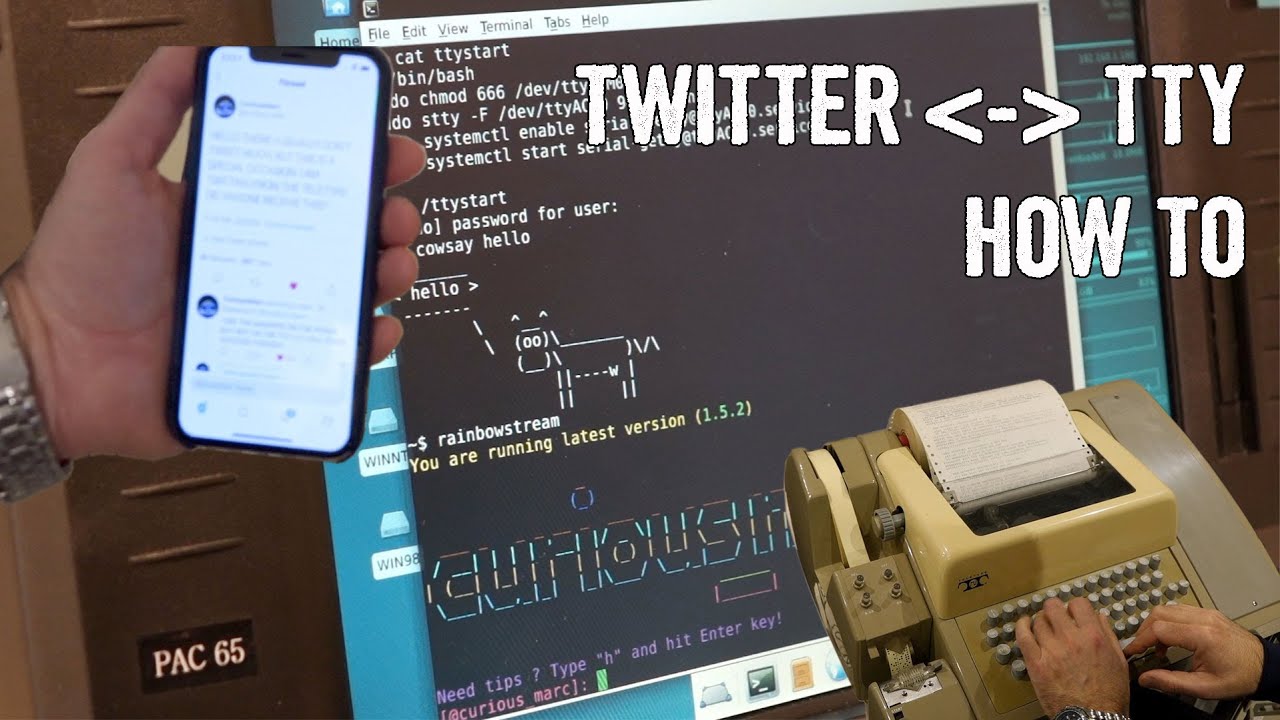 Tweeting from the Teletype: How To