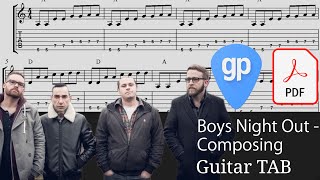 Composing - Boys Night Out Guitar Tabs [TABS]