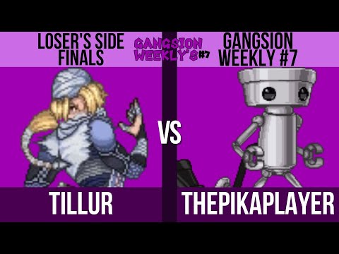 Tillur (Sheik) vs. ThePikaPlayer (Chibi-Robo) - SSF2 Loser's Finals - Gangsion Weekly 7