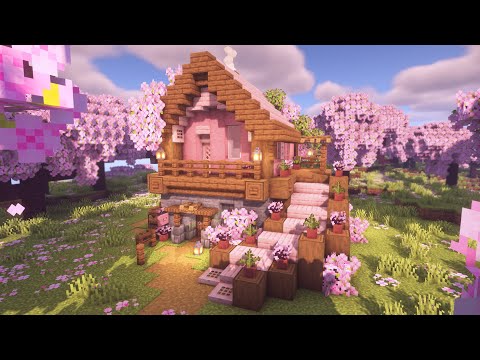 FenX Builds - Minecraft | How to build a Cherry Blossom House