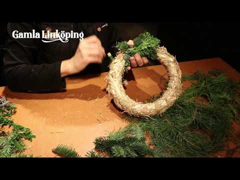 Workshop, bind en krans till dörren eller bordsdekoration