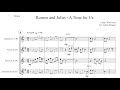 Romeo and Juliet Love Theme - A Time for Us Sax Quartet