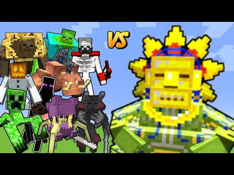BARAKO The Sun Chief vs All Mutants in Minecraft