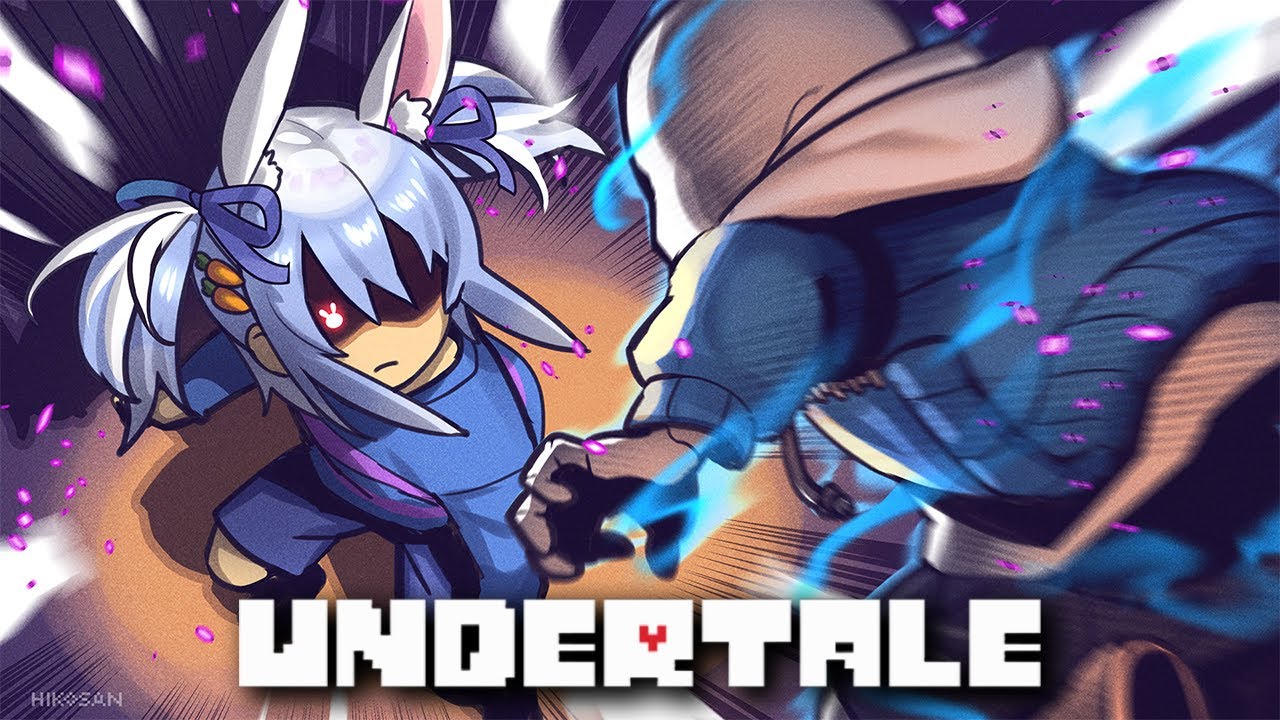 【Undertale】逃げ続けていたGルートを本当に絶対にクリアする!!!ぺこ!【ホロライブ/兎田ぺこら】