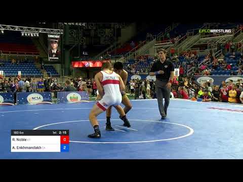 2018 USMC-USAW Cadet & Junior GR Nationals/Junior 160 Round Of 16 - Riley Noble (UT) Vs. Ankhaa En