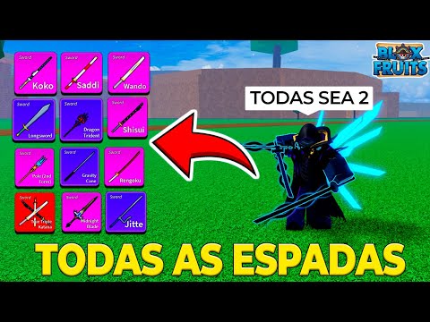 COMO PEGAR TODAS AS ESPADAS DO SEA 2 (Blox Fruits)