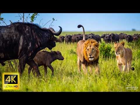 Wildlife life on the savannah of kenya