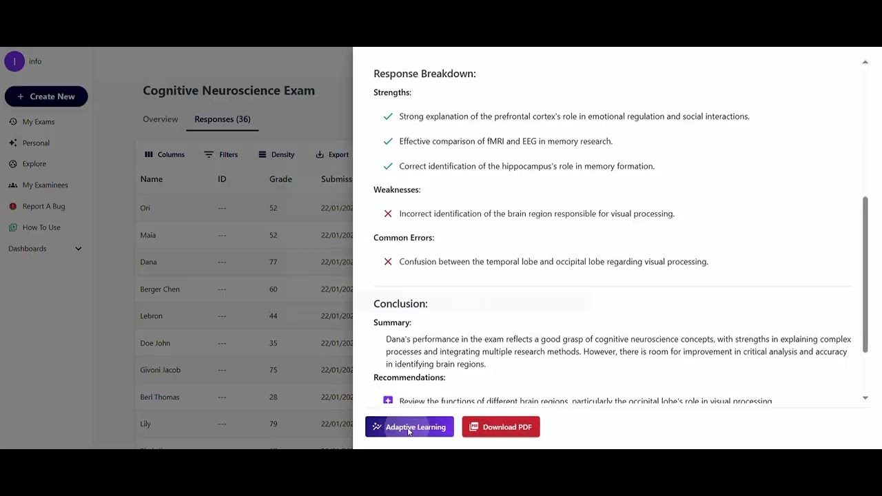 StudyWise Adaptive Learning with AI