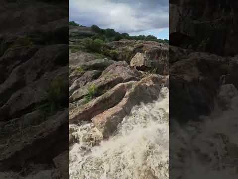 Asi se vio el rio mina clavero el dia de hoy 21/2/26 tras las intensas lluvias #sierrasdecordoba