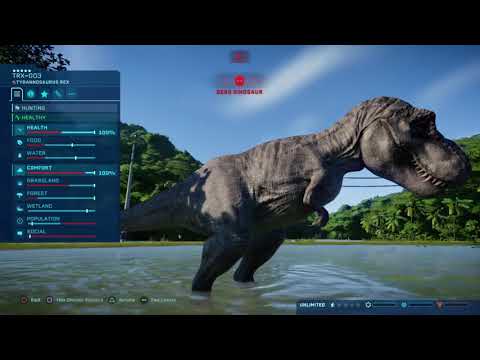 Jurassic World Evolution 1000 people vs dinosaur