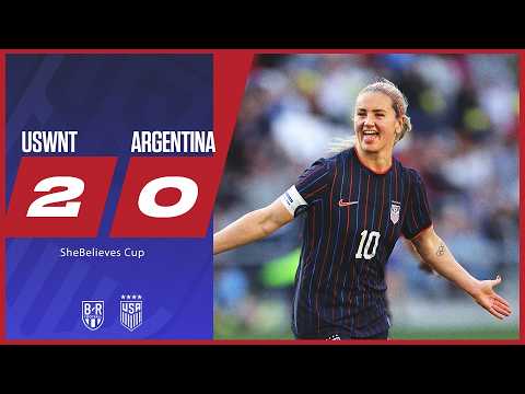 USWNT Win SheBelieves Opener | USWNT 2-0 Argentina | Official Highlights