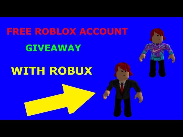 roblox account free 2018