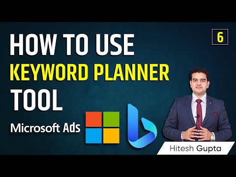 Microsoft Ads Keyword Planner Tool Tutorial | Keyword Research Tool for Microsoft Ads | Bing Ads