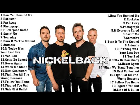 Nickelback Greatest Hits 2023 💗 Nickelback Best Songs Ever - The Very Best of Nickelback Full Album