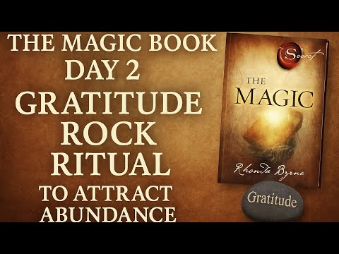 The Magic Book Day 2 | Gratitude Rock Ritual to Attract Abundance#audiobook #gratitudejournal #night