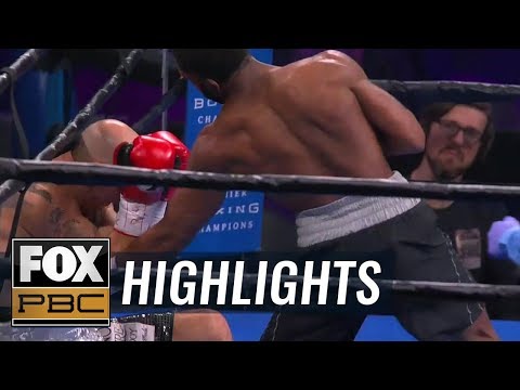 Justin Pauldo makes quick work of Eric Anton with 1st round KO | HIGHLIGHTS | PBC ON FOX