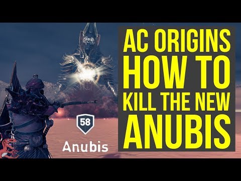 Assassin's Creed Origins Trial of the Gods HOW TO KILL New Anubis AC Origins Trial of the Gods