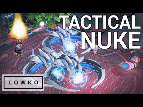 StarCraft 2: TACTICAL NUKE vs MASS TEMPEST!