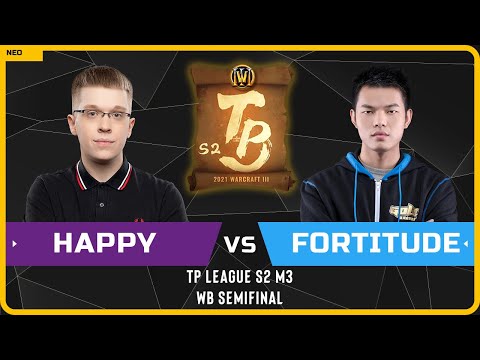 WC3 - TP League S2 M3 - WB Semifinal: [UD] Happy vs Fortitude [HU] (Ro 16 - Group D)