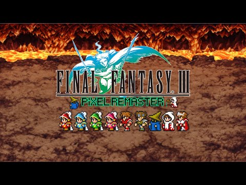 Final Fantasy 3 Pixel Remaster Walkthrough Chapter 3 Tower of Owen Subterranean Lake and Molten Cave