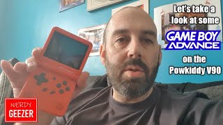 Let's take a look at some Gameboy Advance on the Powkiddy V90
