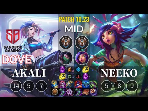 SB Dove Akali vs Neeko Mid - KR Patch 10.23